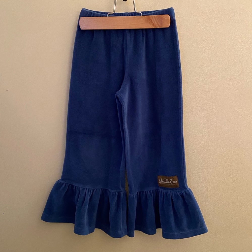 Matilda Jane velour big ruffles